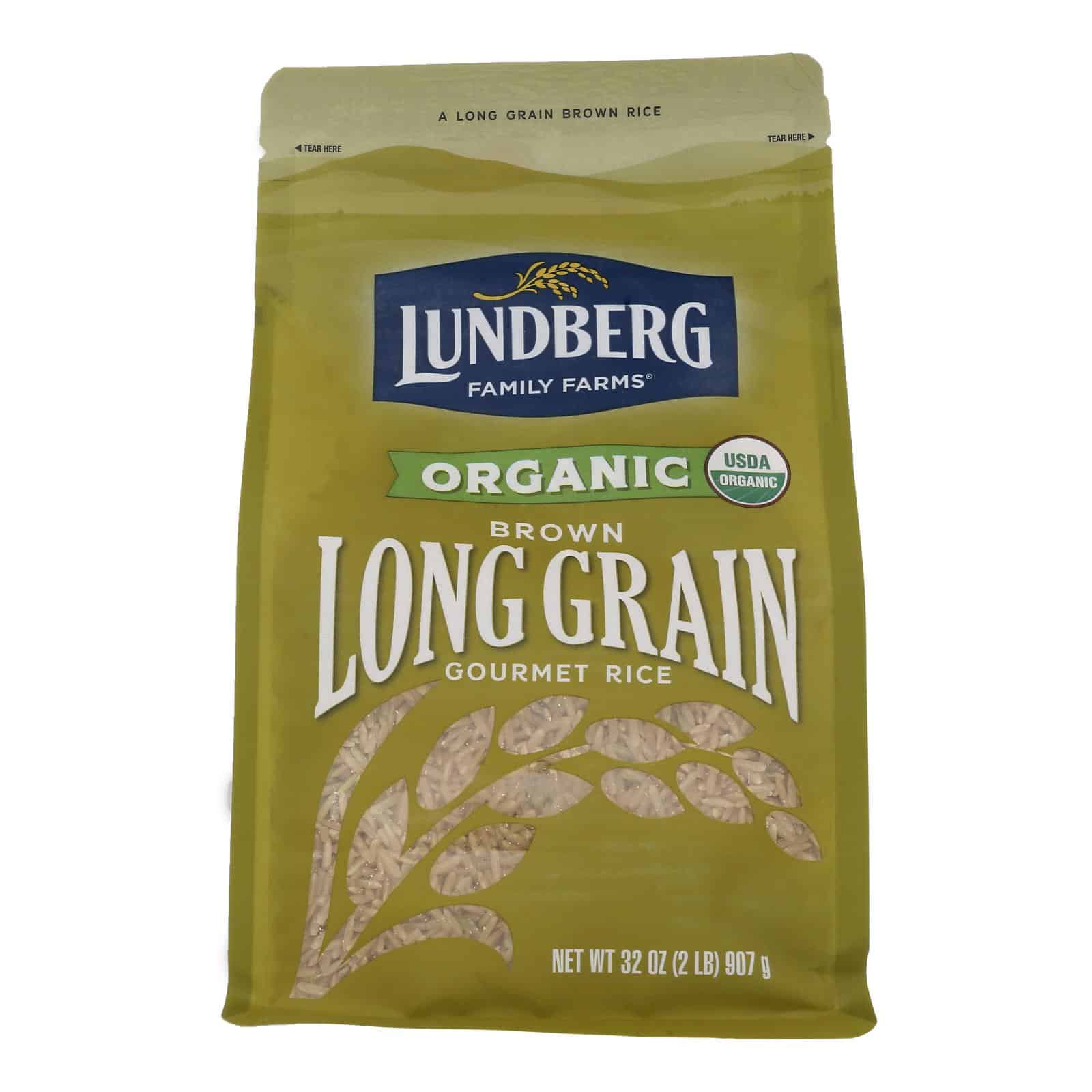 Lundberg Family Farms Organic Brown Long Grain Rice - Case of 6 - 2 lb. - Image 3
