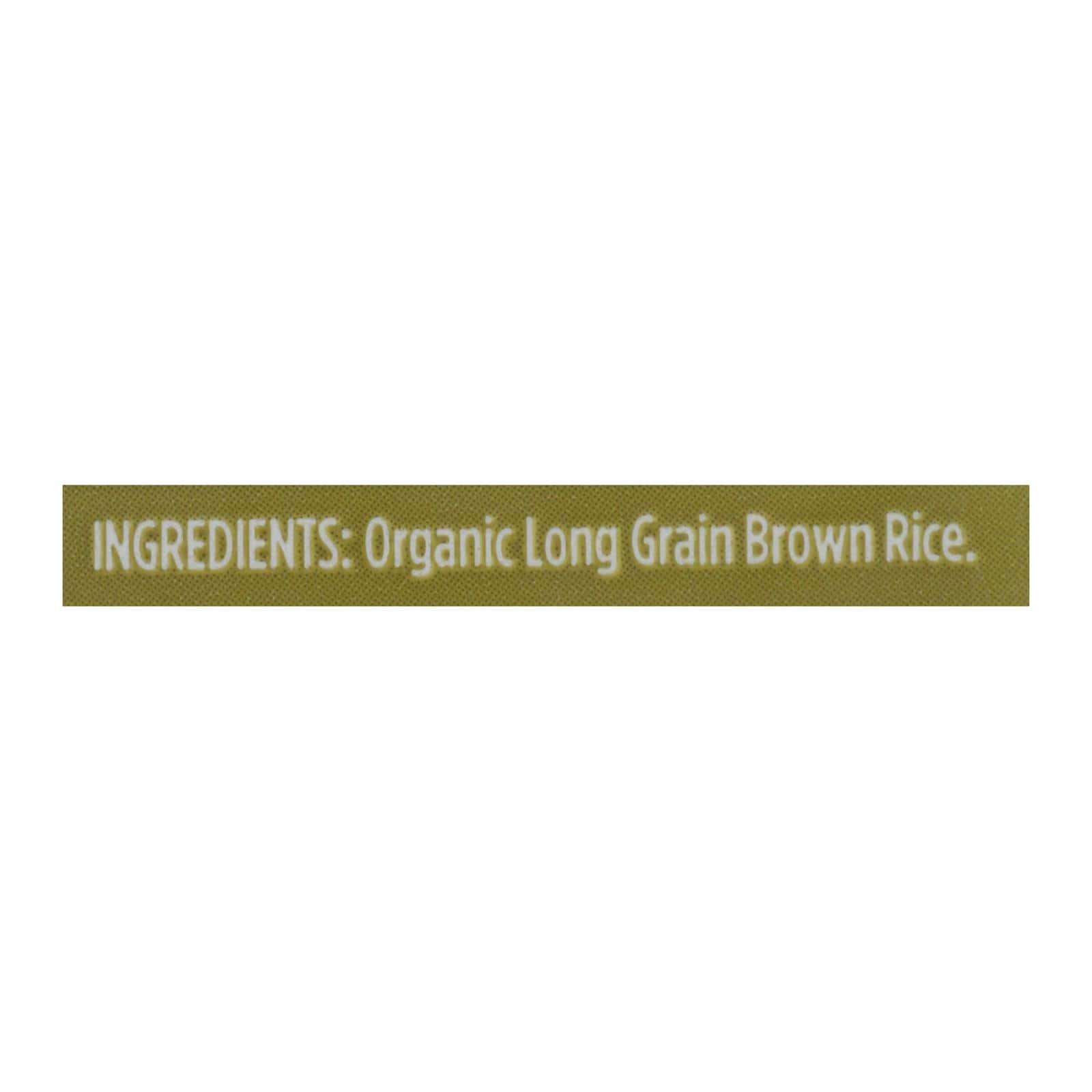 Lundberg Family Farms Organic Brown Long Grain Rice - Case of 6 - 2 lb.