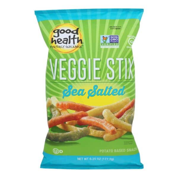Good Health Sea Salt Veggie Stix  - Case of 10 - 6.25 OZ - Image 2
