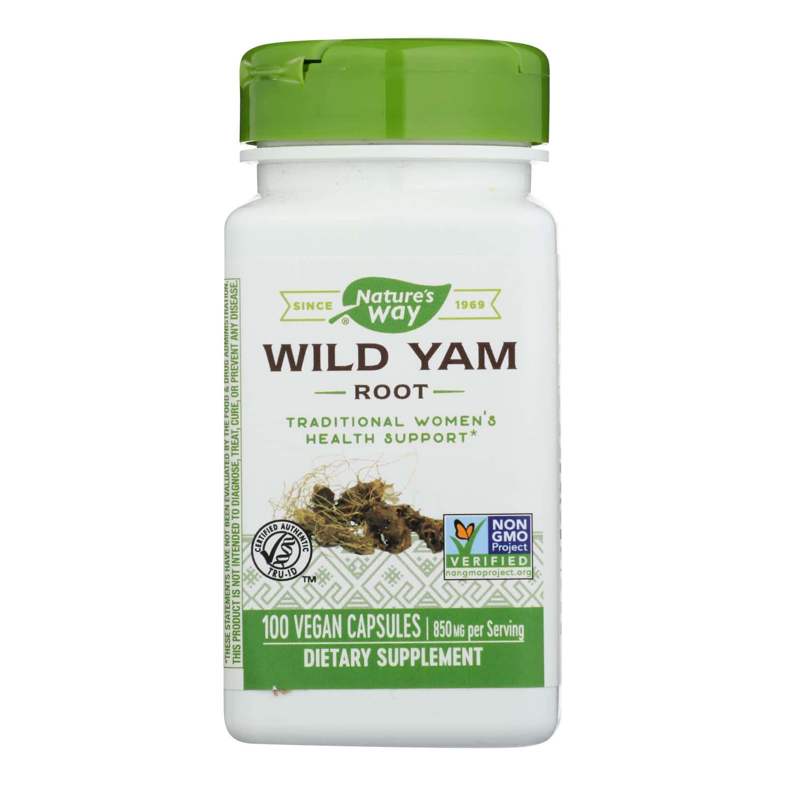 Nature's Way - Wild Yam Root - 425 mg - 100 Capsules - Image 2
