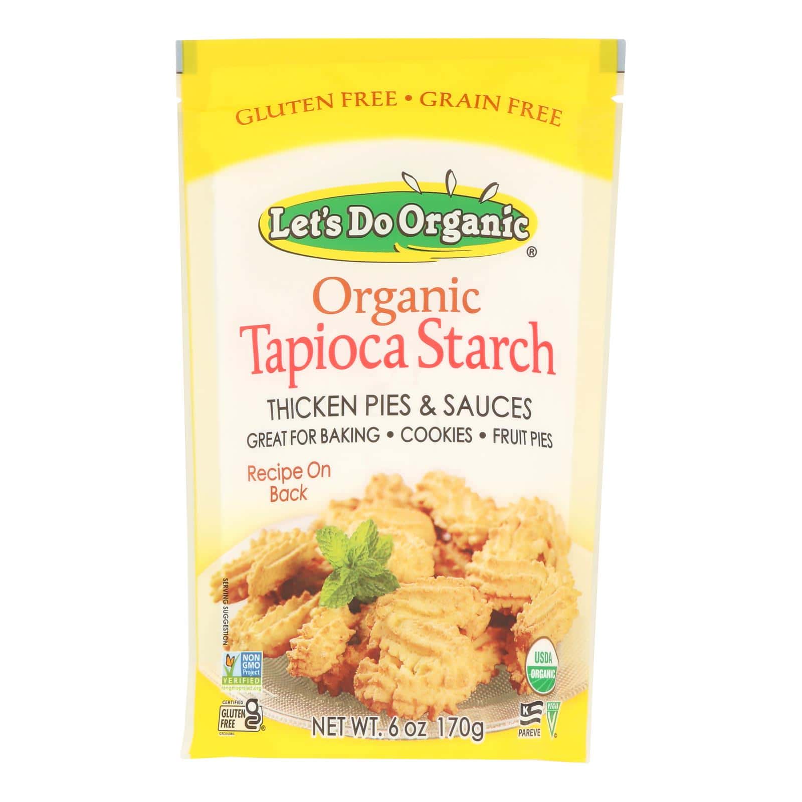Let's Do Organics Tapioca Starch - Organic - 6 oz - Case of 6 - Image 3