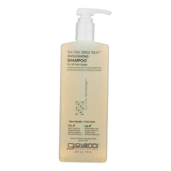 Giovanni Hair Care Products - Shampoo Tea Tree Invigorating - 24 FZ