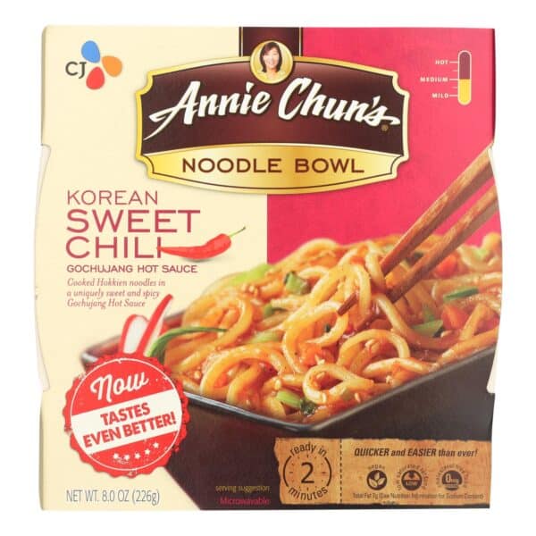 Annie Chun's Korean Sweet Chili Noodle Bowl - Case of 6 - 7.9 oz. - Image 2