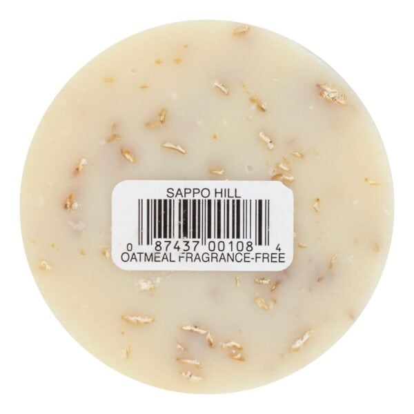 Sappo Hill Natural Oatmeal Glycerine Soap Fragrance Free - 3.5 oz - Case of 12