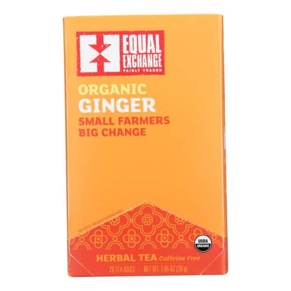 Equal Exchange - Tea Ginger - Case of 6-20 CT