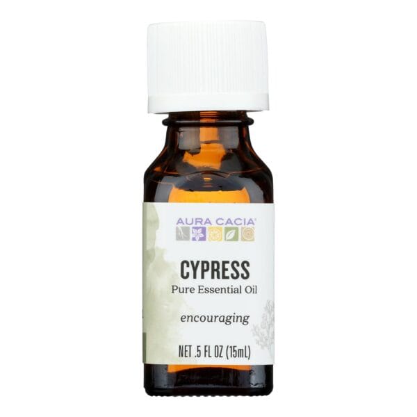 Aura Cacia - Essential Solutions Oil Cypress - 0.5 fl oz