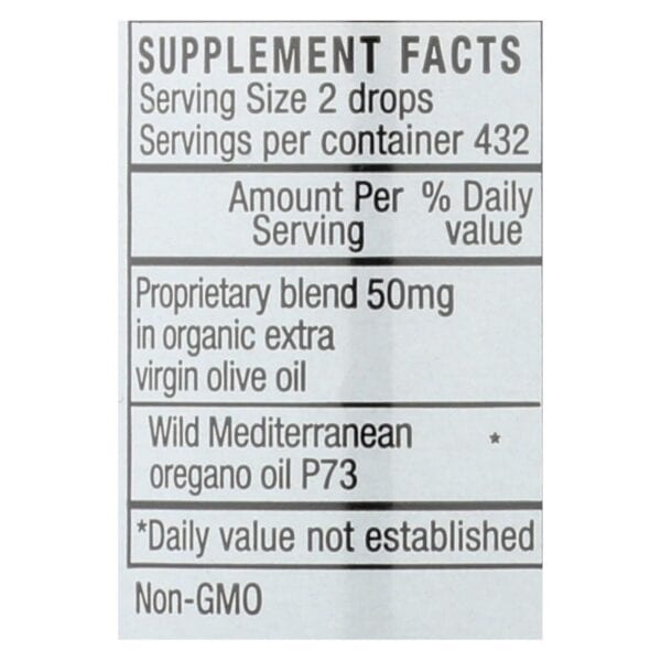 North American Herb and Spice Oreganol Oil of Oregano - 1 fl oz