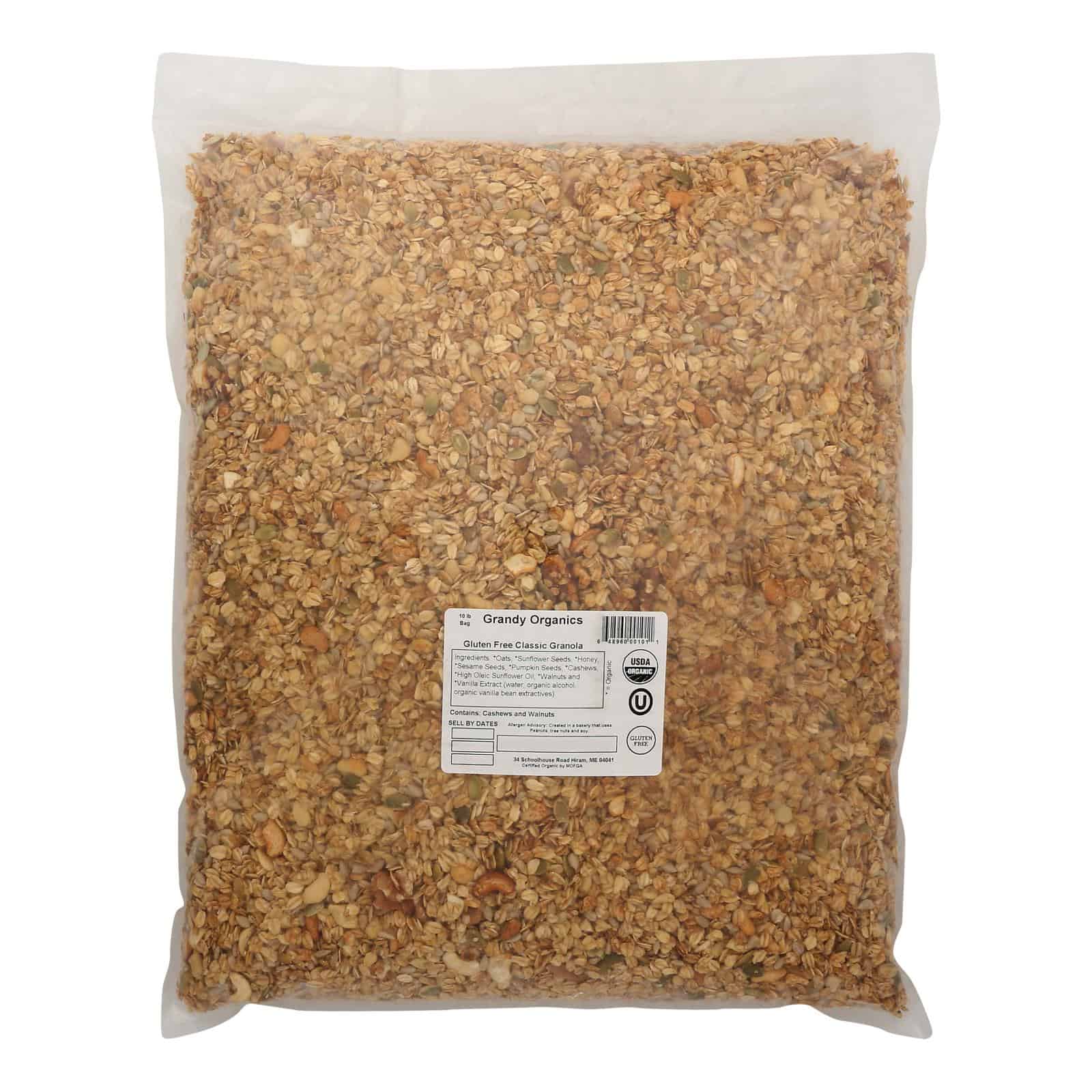 Grandy Oats Granola Gluten Free - Single Bulk Item - 10LB - Image 2