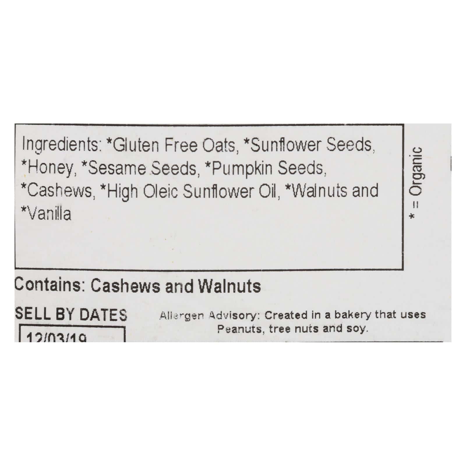 Grandy Oats Granola Gluten Free - Single Bulk Item - 10LB