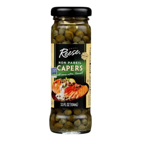 Reese Non Pareil Capers - Case of 12 - 3.5 oz.