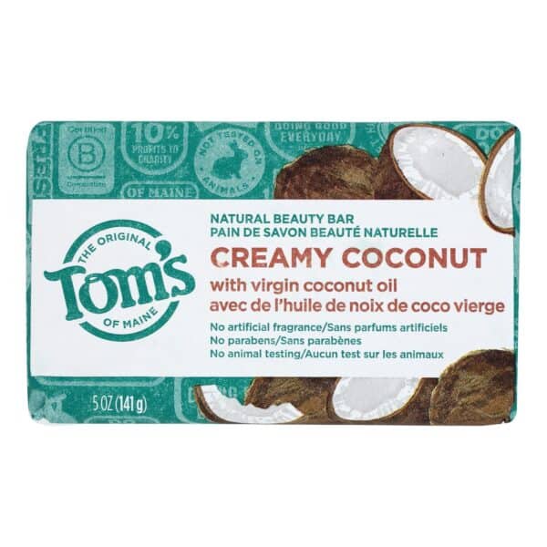 Tom's of Maine Beauty Bar - Coconut - Case of 6 - 5 oz - Image 2