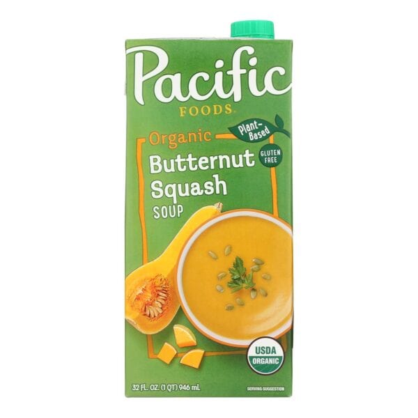 Pacific Natural Foods Organic Creamy - Butternut Squash - Case of 12 - 32 Fl oz.