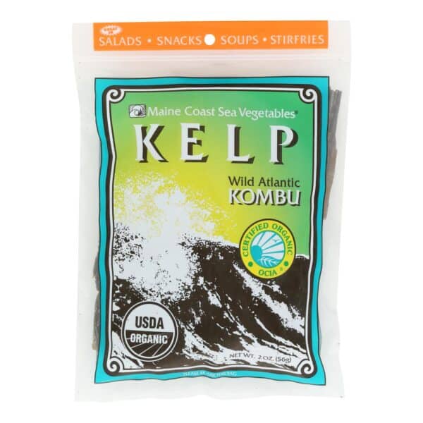 Maine Coast Organic Sea Vegetables - Kelp - Wild Atlantic Kombu - Whole Leaf - 2 oz - Image 2