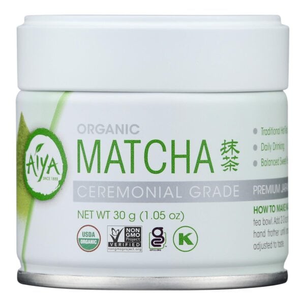 Aiya Tea - Organic Matcha - Ceremonial Grade - Case of 6 - 30 GRM - Image 2