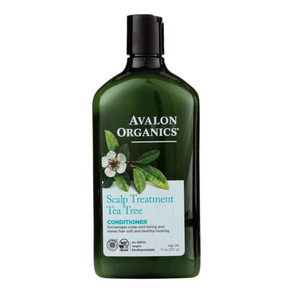 Avalon Organics Scalp Treatment Tea Tree Conditioner - 11 fl oz - Image 2
