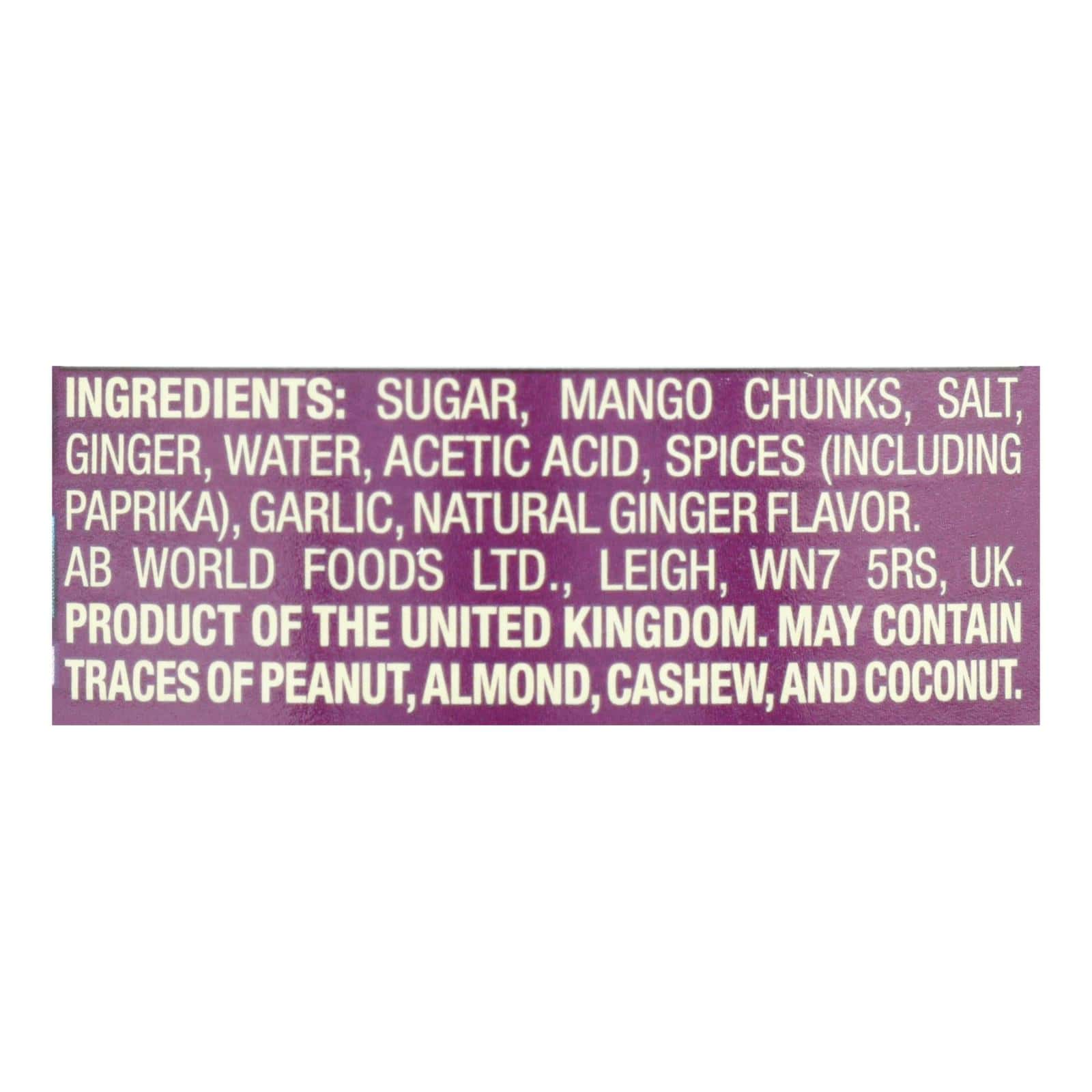 Pataks Chutney - Major Grey - Mild - 12 oz - case of 6 - Image 3