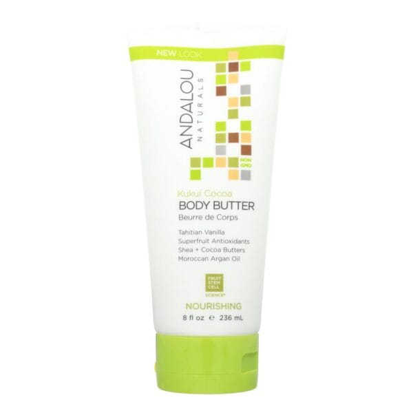 Andalou Naturals Nourishing Body Butter Kukui Cocoa - 8 fl oz - Image 2