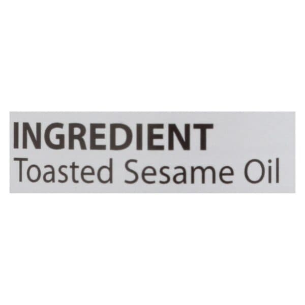 Eden Foods Sesame Oil - Toasted - 5 oz - case of 12 - Image 2