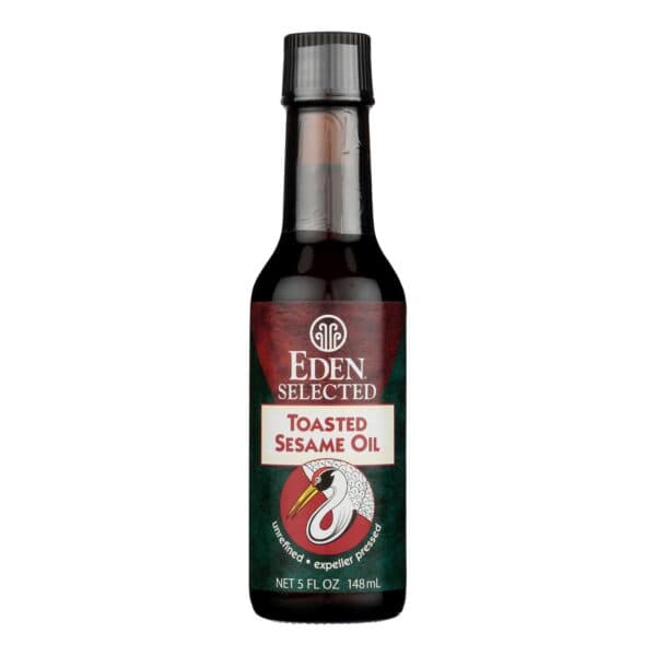 Eden Foods Sesame Oil - Toasted - 5 oz - case of 12 - Image 3