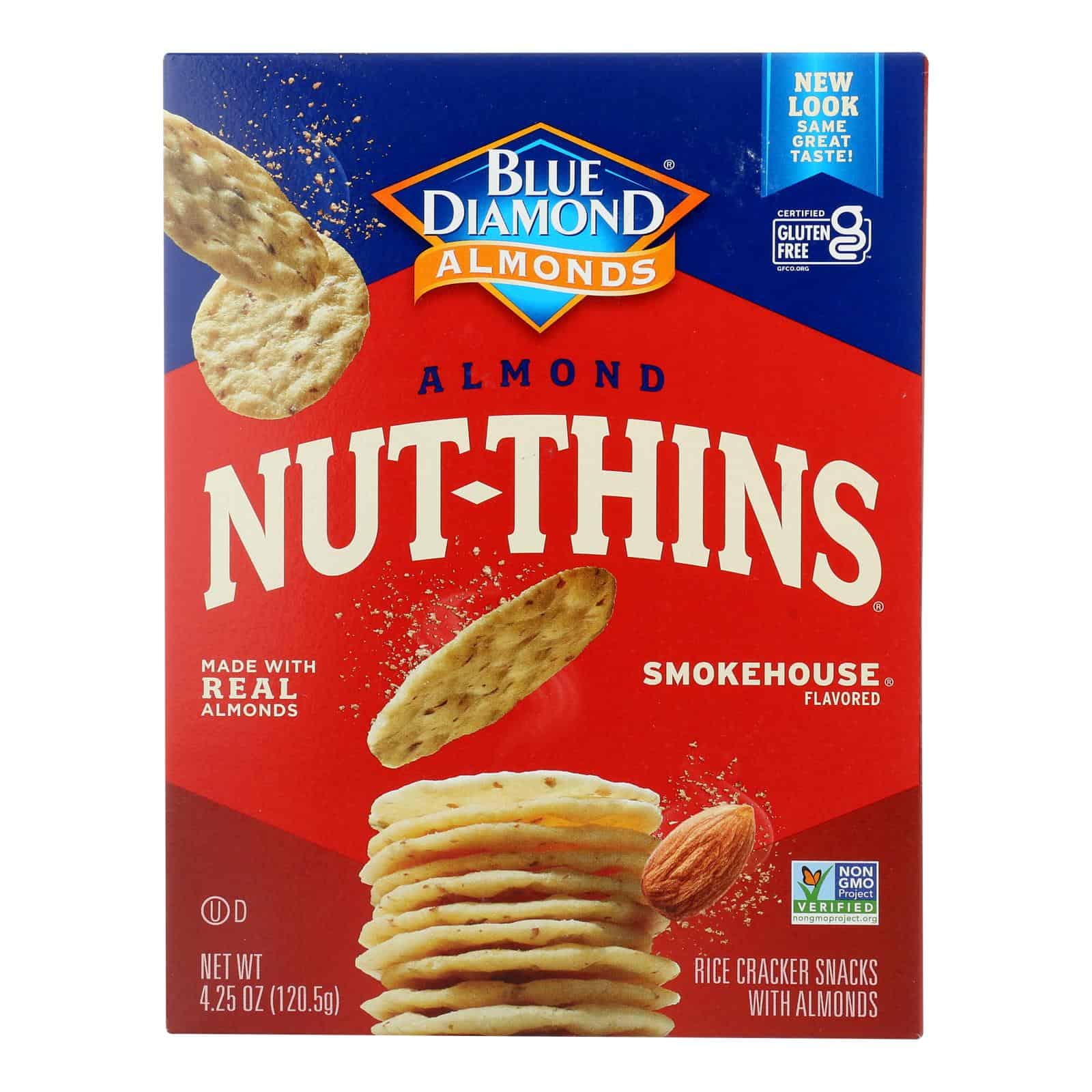 Blue Diamond - Nut Thins - Smokehouse - Case of 12 - 4.25 oz. - Image 3