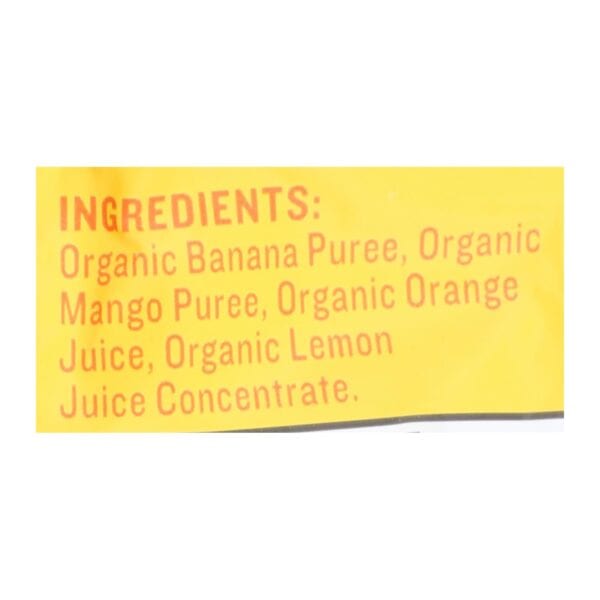 Peter Rabbit Organics Fruit Snacks - Mango Banana and Orange - Case of 10 - 4 oz. - Image 2