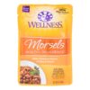 Wellness Pet Products Cat Food - Morsels with Chicken and Salmon In Savory Sauce - Case of 24 - 3 oz. - Image 2