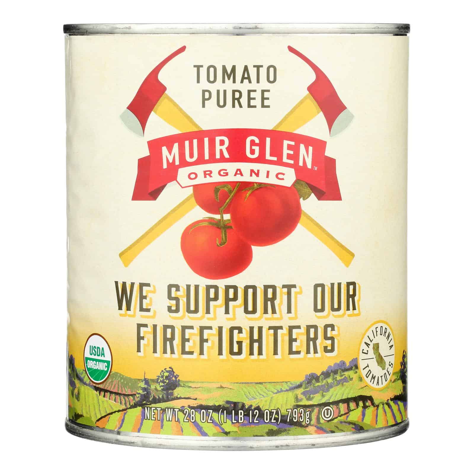 Muir Glen Muir Tomato Puree - Tomato - Case of 12 - 28 oz. - Image 2