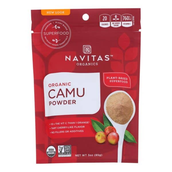 Navitas Naturals Camu Powder - Organic - Raw - 3 oz - case of 6 - Image 2