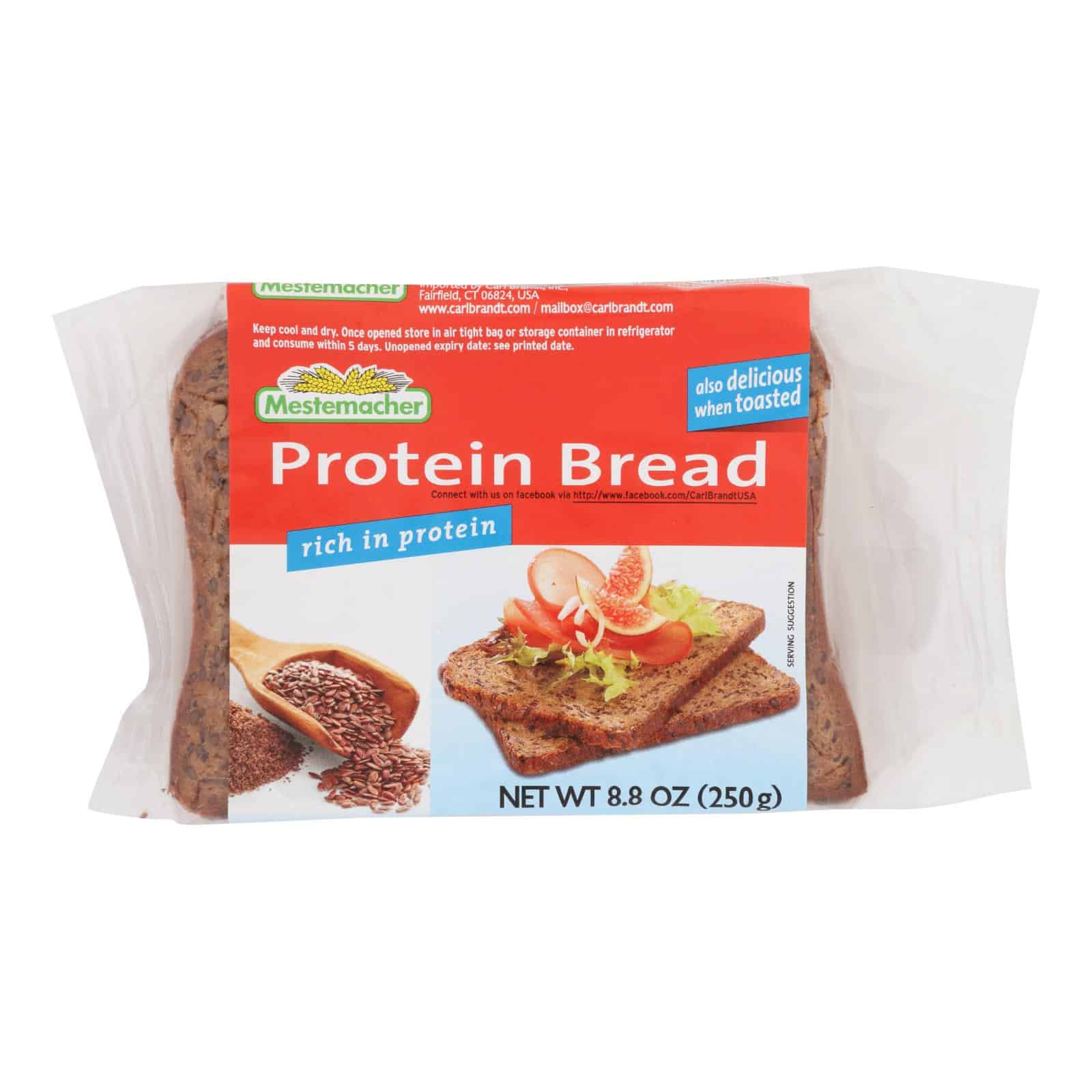 Mestemacher Bread Bread - Protein - Case of 9 - 8.8 oz - Image 3