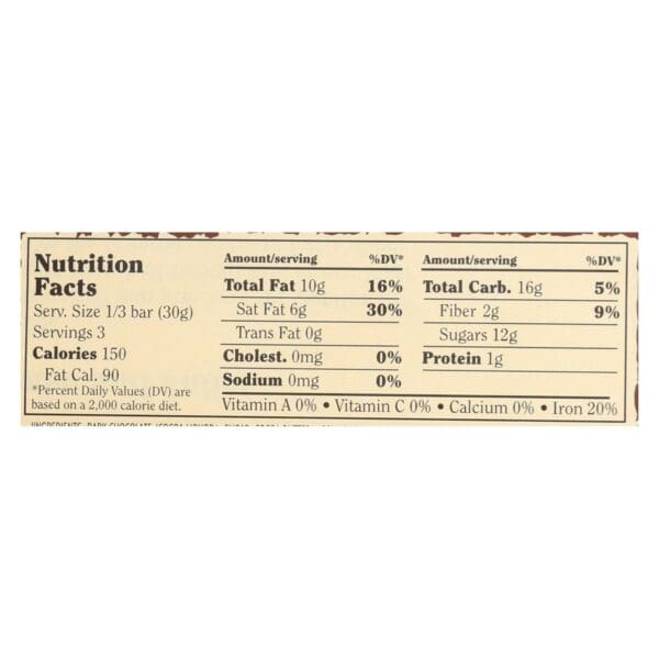Chocolove Xoxox - Premium Chocolate Bar - Dark Chocolate - Coffee Crunch - 3.2 oz Bars - Case of 12 - Image 2