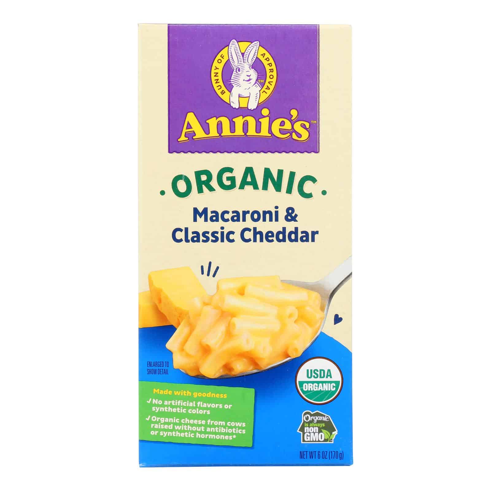 Annies Homegrown Macaroni and Cheese - Organic - Classic - 6 oz - case of 12 - Image 3