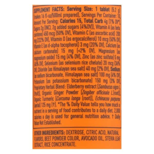 Nuun Hydration - Drink Tab Immun Bbry Tang - Case of 8 - 10 TAB