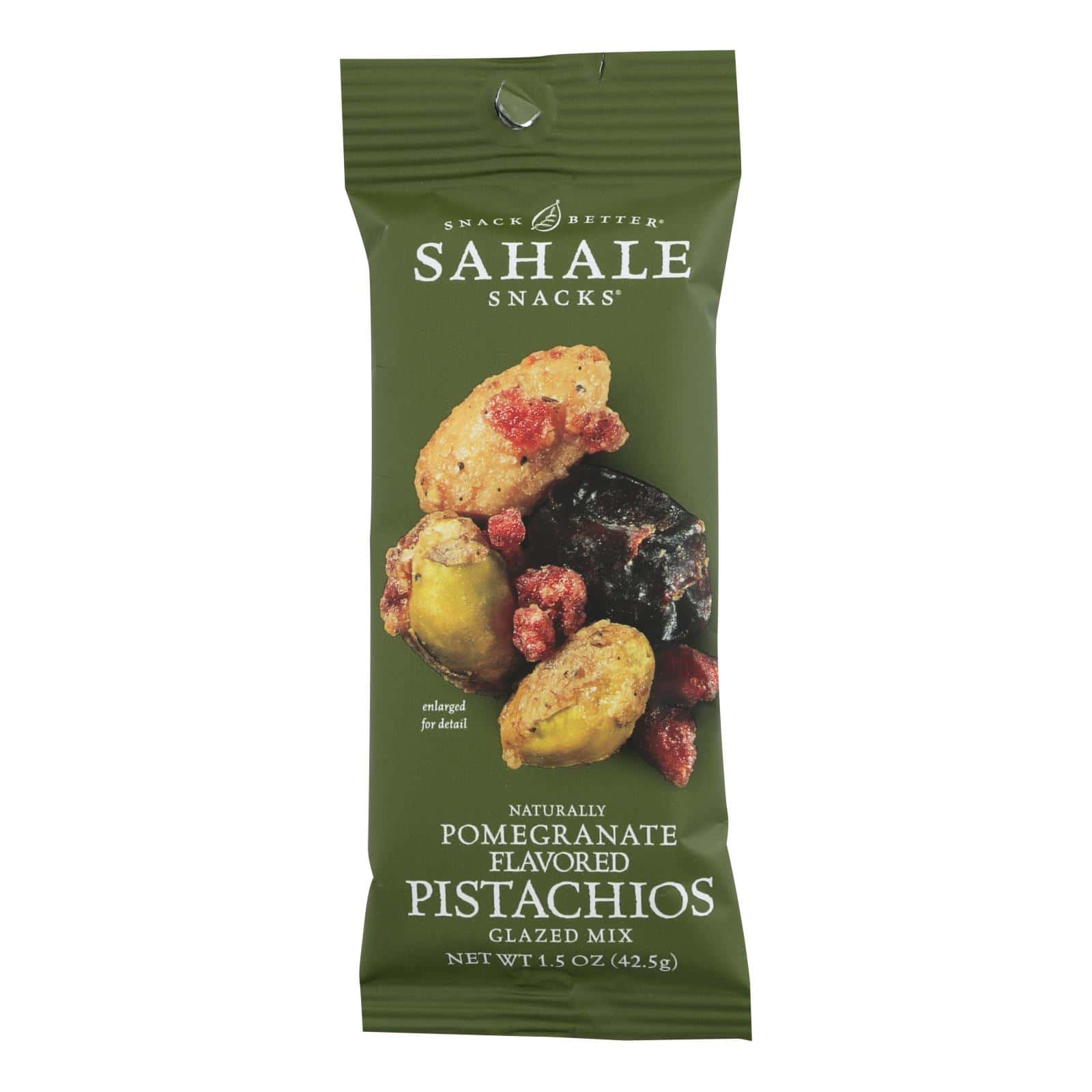 Sahale Glazed Mix With Pomegranate Flavored Pistachios - Case of 9 - 1.5 OZ