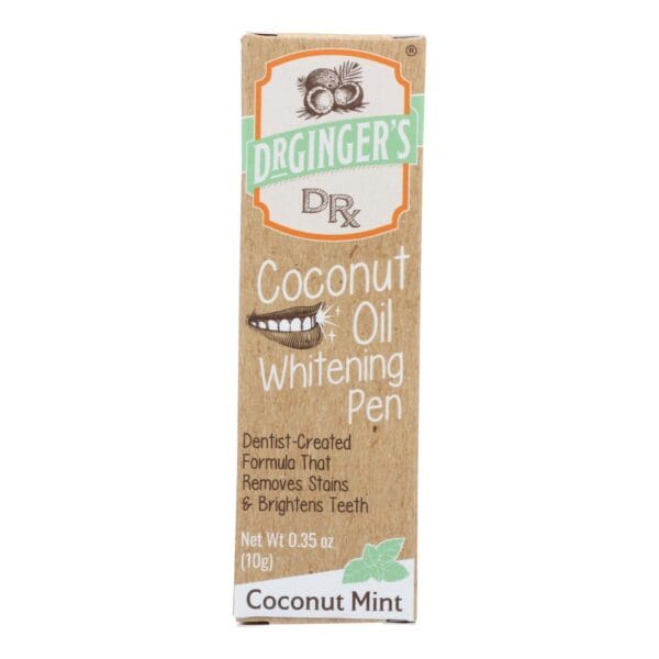 Dr. Ginger's - Cnut Oil Whitening Pen - .35 OZ - Image 2