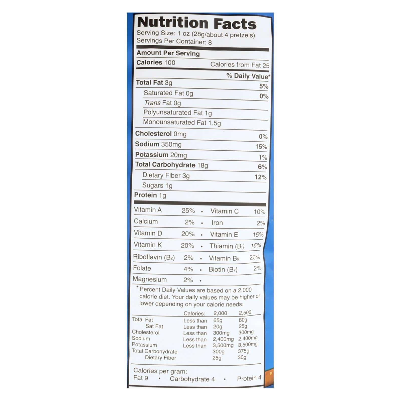 Good Health Pretzels - Sea Salt - Case of 12 - 8 oz - Image 2