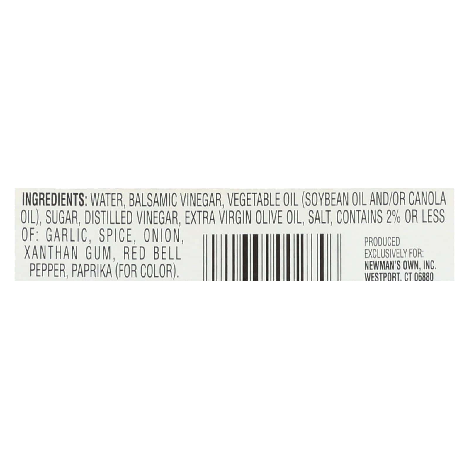 Newman's Own Lighten Up Balsamic Vinaigrette Salad Dressing - Case of 6 - 16 Fl oz. - Image 2