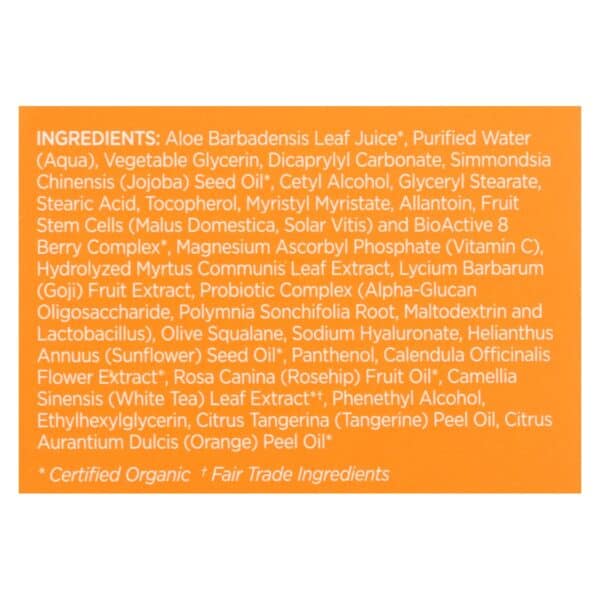 Andalou Naturals Renewal Cream Brightening Probiotic plus C - 1.7 fl oz - Image 2