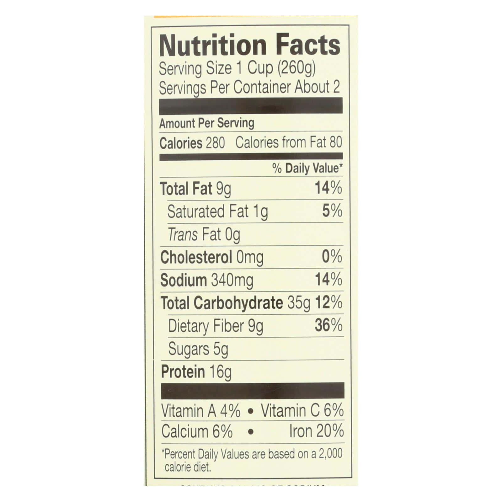 Amy's - Organic Low Sodium Medium Chili - Case of 12 - 14.7 oz - Image 2