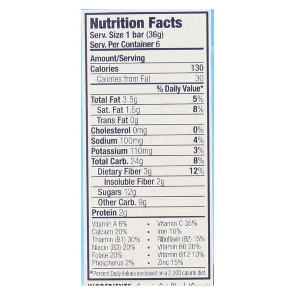 Clif Kid ZBar - Organic ZBar - Chocolate Chip - Case of 9 - 7.62 oz. - Image 2
