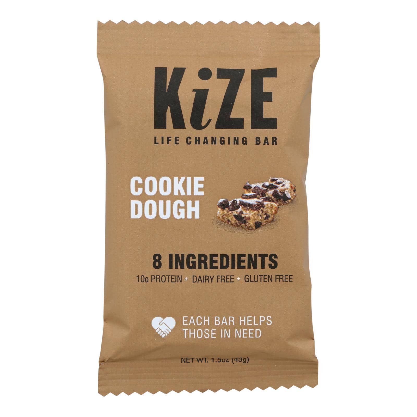 Kize Concepts - Energy Bar Raw Cookie Dough - Case of 10-1.5oz - Image 2