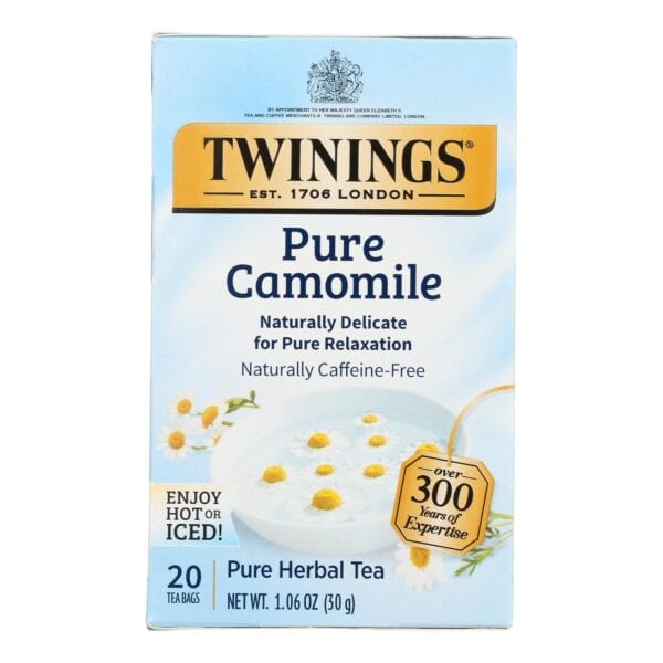 Twinings Tea Jacksons of Piccadilly Tea - Pure Chamomile - Case of 6 - 20 Bags