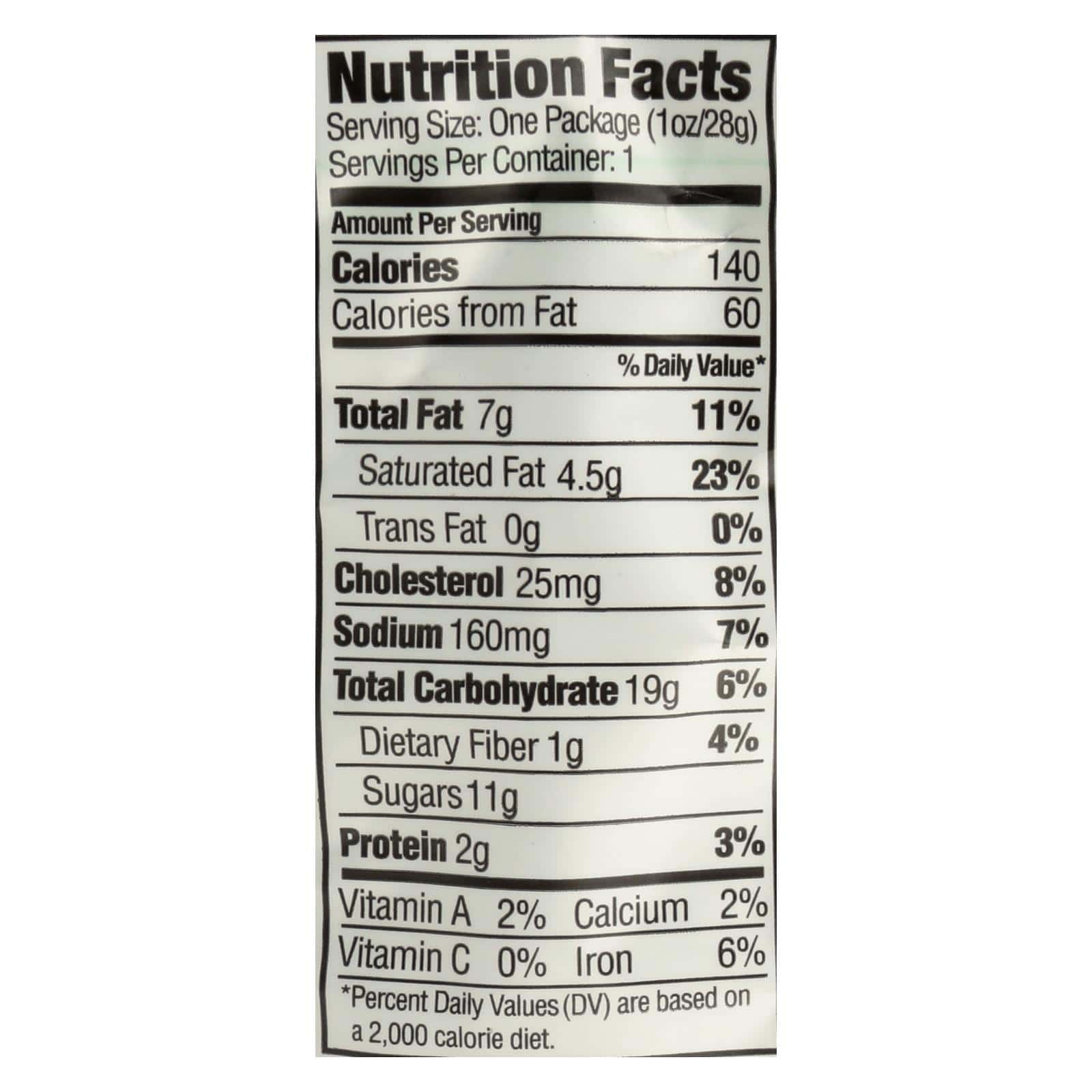 Tate's Bake Shop Itsy Bitsy Crispy Chocolate Chip Cookies - Case of 12 - 1 OZ - Image 3