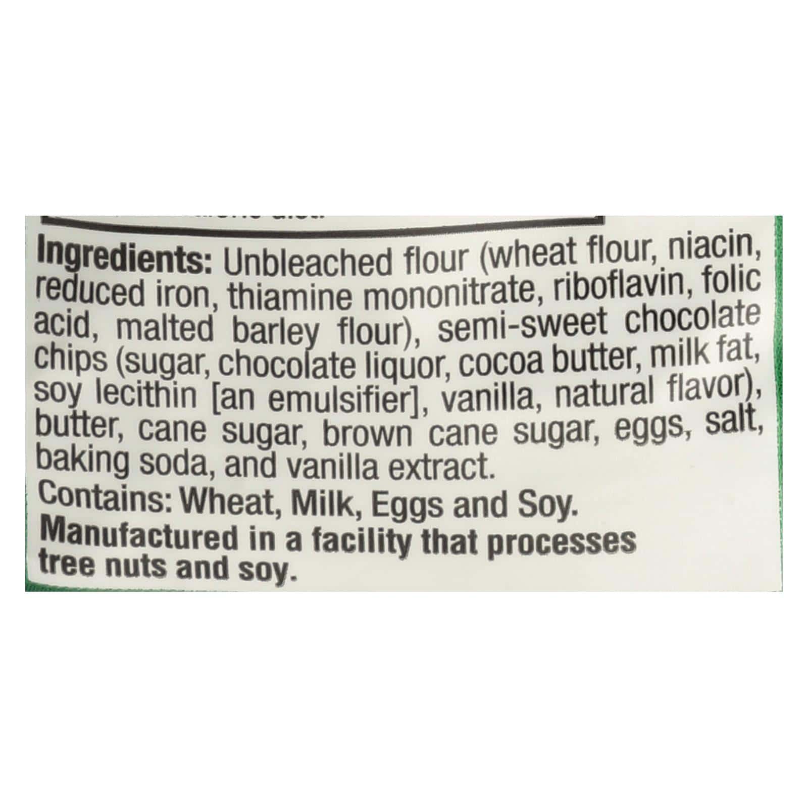 Tate's Bake Shop Itsy Bitsy Crispy Chocolate Chip Cookies - Case of 12 - 1 OZ