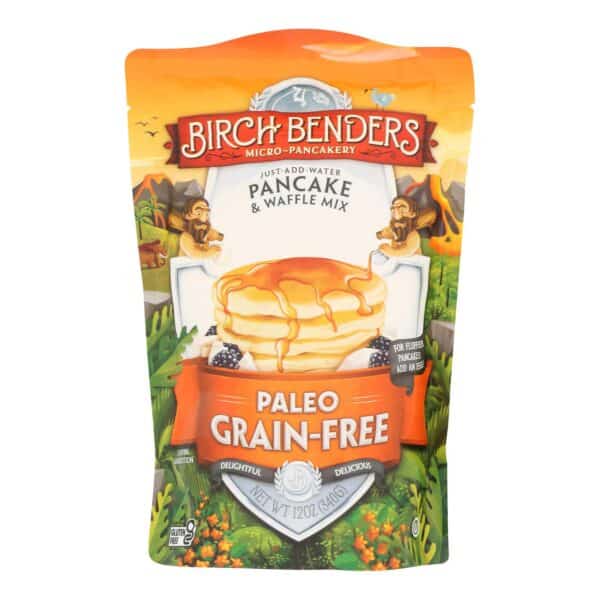 Birch Benders - Pancake and Waffle Mix - Paleo - Case of 6 - 12 oz - Image 3