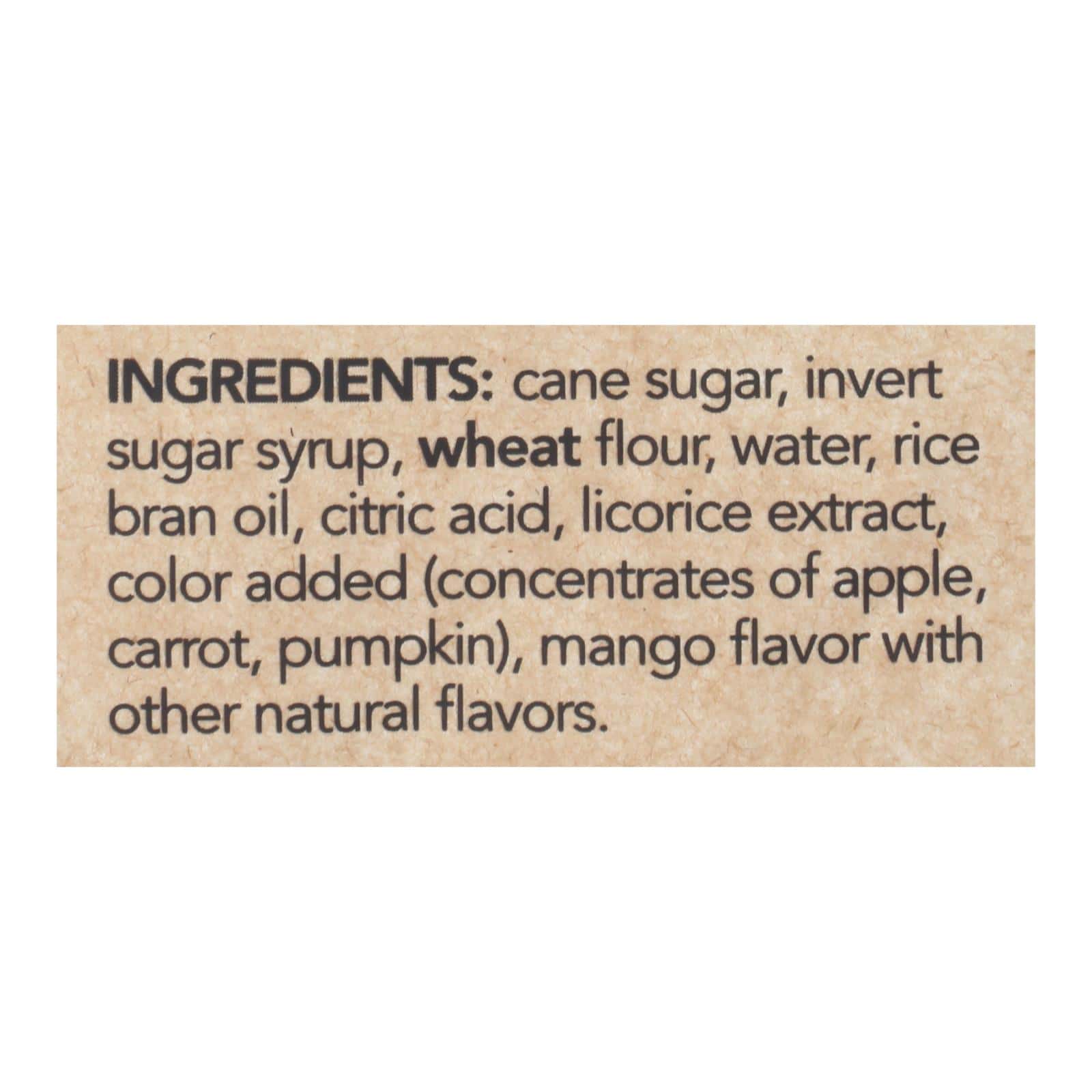 Rj's Licorice Soft Eating Licorice - Mango - Case of 8 - 7.05 oz - Image 2