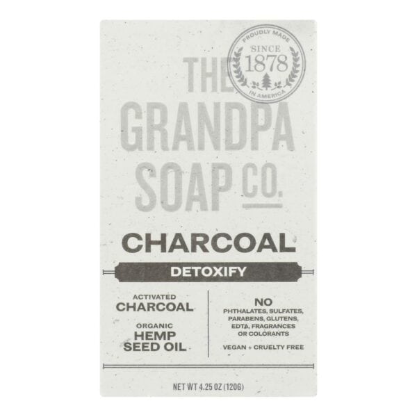 Grandpa Soap Soap - Charcoal - 4.25 oz - Image 2