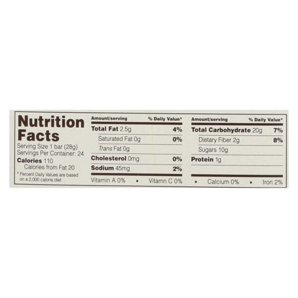 Nature's Bakery Stone Ground Whole Wheat Fig Bar - Blueberry - Case of 12 - 2 oz. - Image 2
