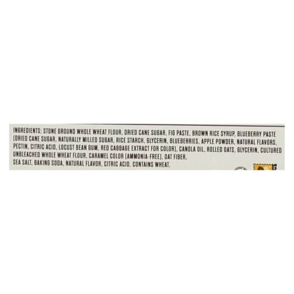 Nature's Bakery Stone Ground Whole Wheat Fig Bar - Blueberry - Case of 12 - 2 oz. - Image 3
