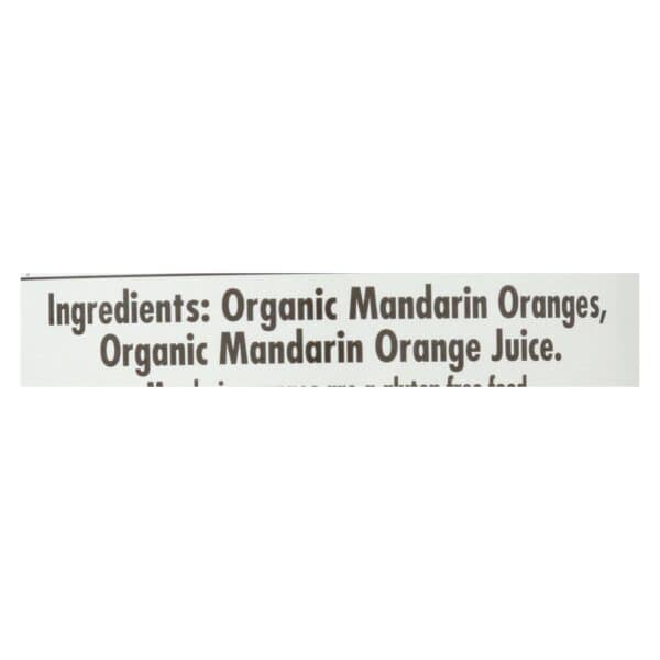 Native Forest Organic Mandarin - Oranges - Case of 6 - 10.75 oz. - Image 2