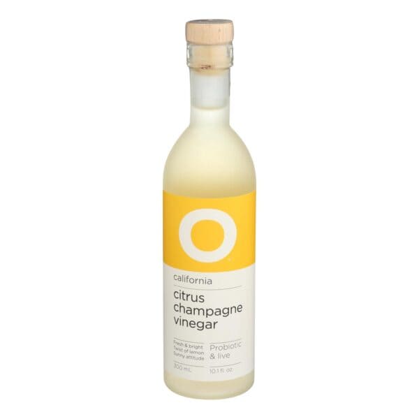 O Olive Oil Citrus Champagne Vinegar - Case of 6 - 10.1 FZ - Image 3
